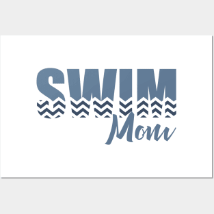 Swim Mom Posters and Art